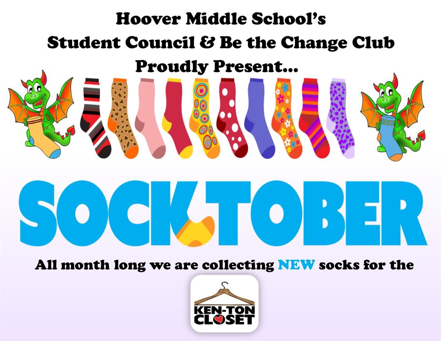 HMS Is collecting socks starting october 1st HMS Is collecting socks starting october 1st